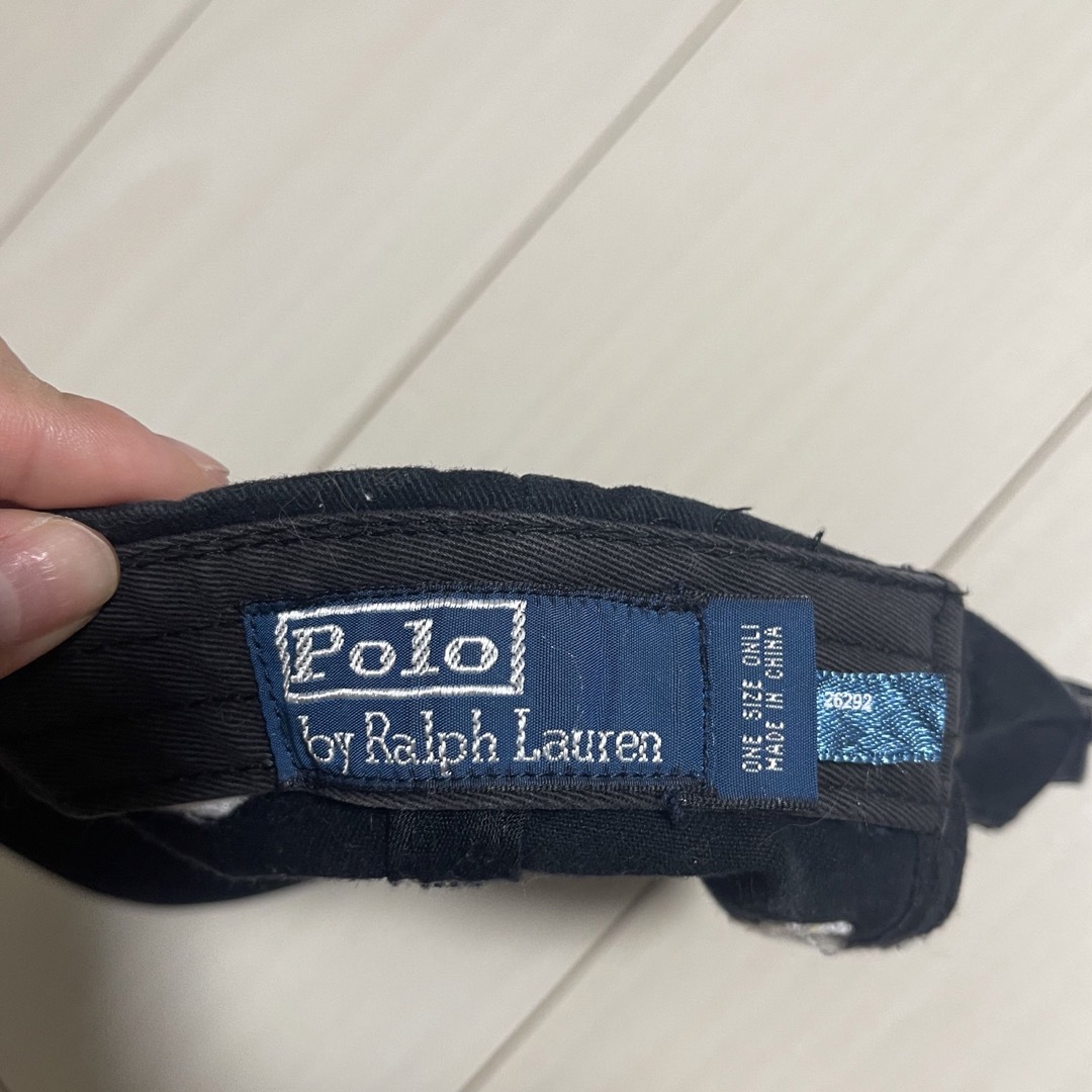 POLO RALPH LAUREN(ポロラルフローレン)のこんちゃん様専用Polo Ralph Lauren黒の帽子 メンズの帽子(キャップ)の商品写真