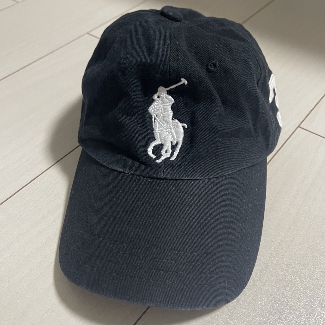 POLO RALPH LAUREN(ポロラルフローレン)のこんちゃん様専用Polo Ralph Lauren黒の帽子 メンズの帽子(キャップ)の商品写真