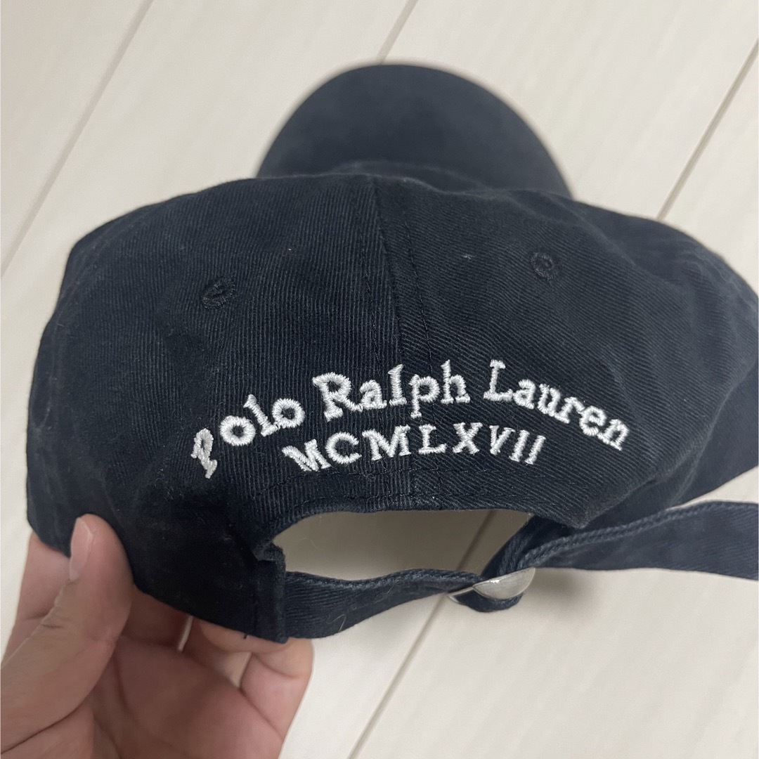 POLO RALPH LAUREN(ポロラルフローレン)のこんちゃん様専用Polo Ralph Lauren黒の帽子 メンズの帽子(キャップ)の商品写真