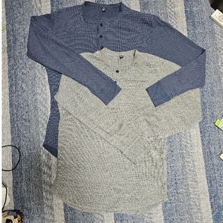 ユニクロ(UNIQLO)のユニクロ　Ｌサイズ　２枚(Tシャツ/カットソー(七分/長袖))