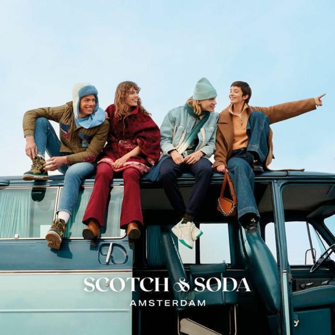 SCOTCH & SODA(スコッチアンドソーダ)の美品！SCOTCH&SODA ウール　厚手ハンドニット　セーター　ダークグレー レディースのトップス(ニット/セーター)の商品写真