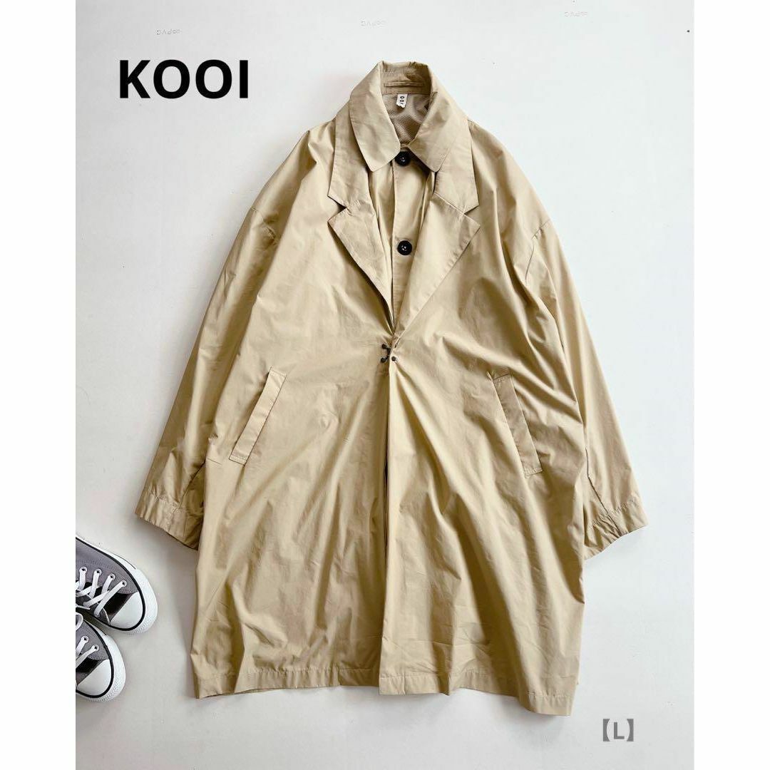 【美品】コーイ KOOI LAYERED OVERSIZE COAT サイズ2