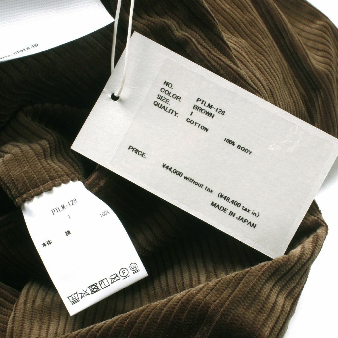 23AW CIOTA × J.PRESS スビンコットン コーデュロイパンツ