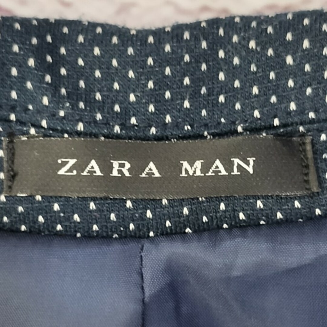 ZARA(ザラ)の【レア柄】ZARA ザラ テーラードジャケット 小V ドット柄 サイドベンツ メンズのジャケット/アウター(テーラードジャケット)の商品写真