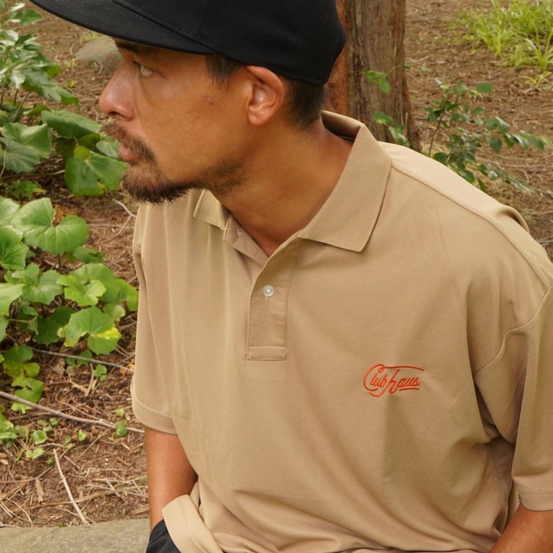 美品 即完売 Clubhaus Big Polo Sand Mサイズ