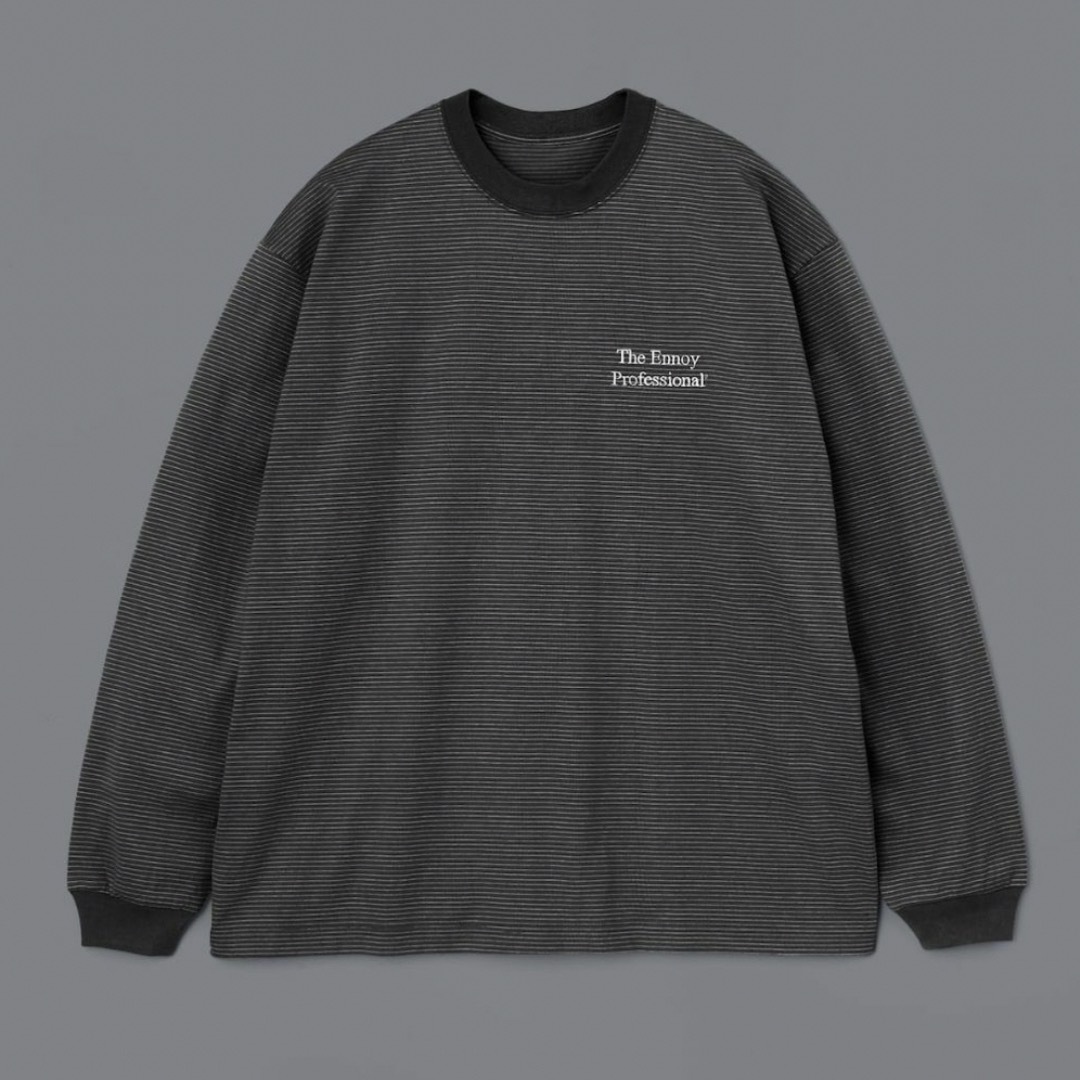 ENNOY L/S BORDER T-SHIRTSシャツ