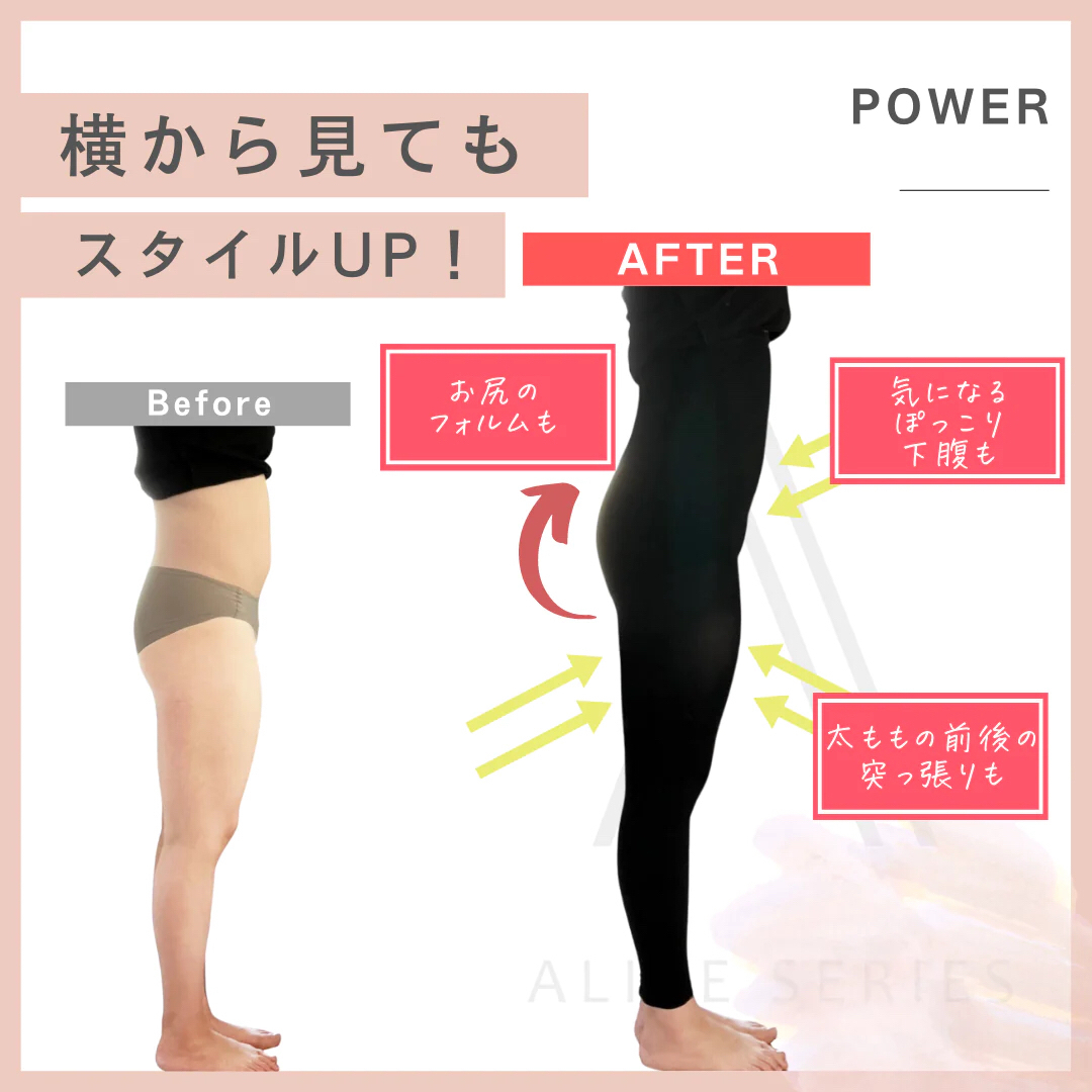 【新品未使用】ALICE Leg SLIMサイズ ブラック ２つセット 2