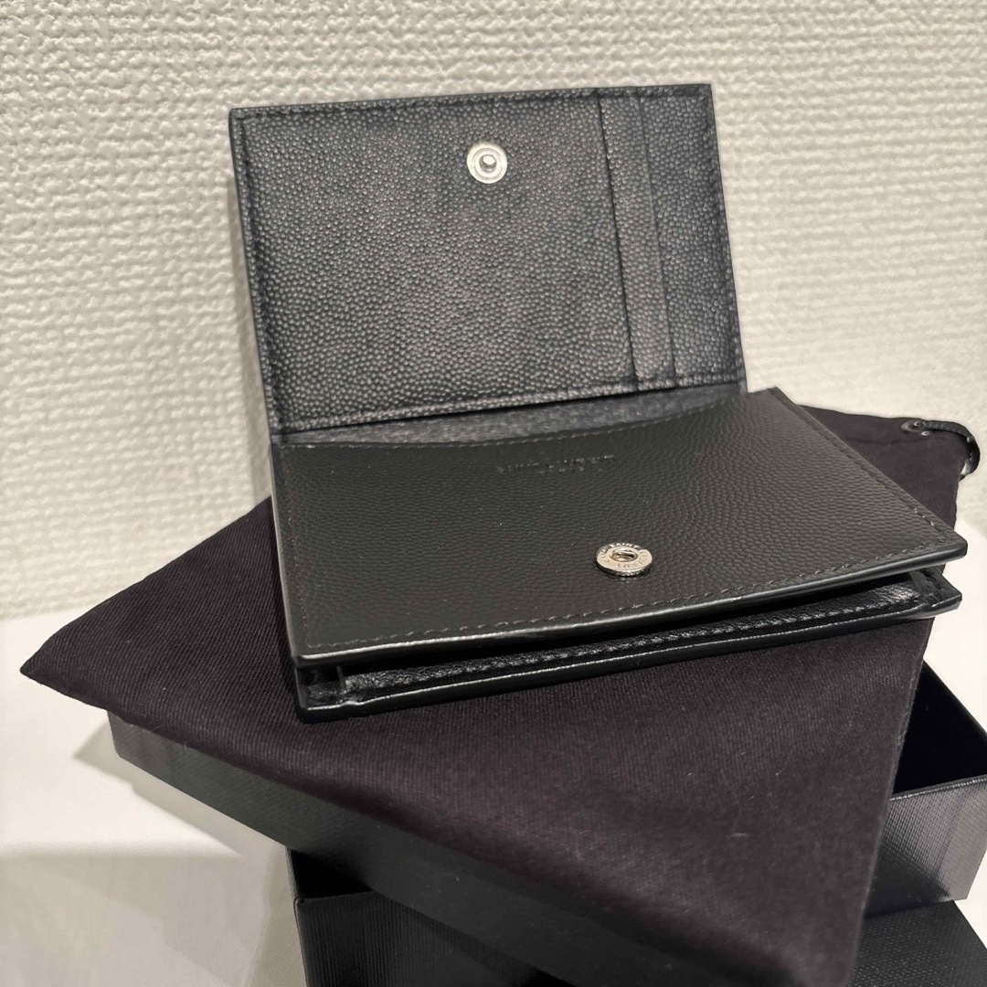 Yves Saint Laurent(イヴサンローラン)の新品/未使用品  YVES SAINT LAURENT  カードケース名刺入れ メンズのファッション小物(名刺入れ/定期入れ)の商品写真