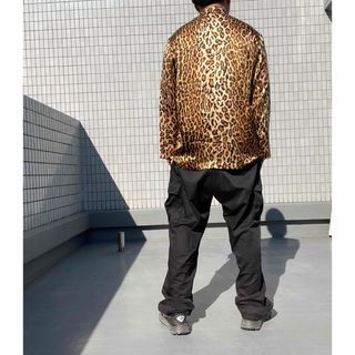 デッドNick&Noraレオパード柄シルクパジャマセットアップM VINTAGE