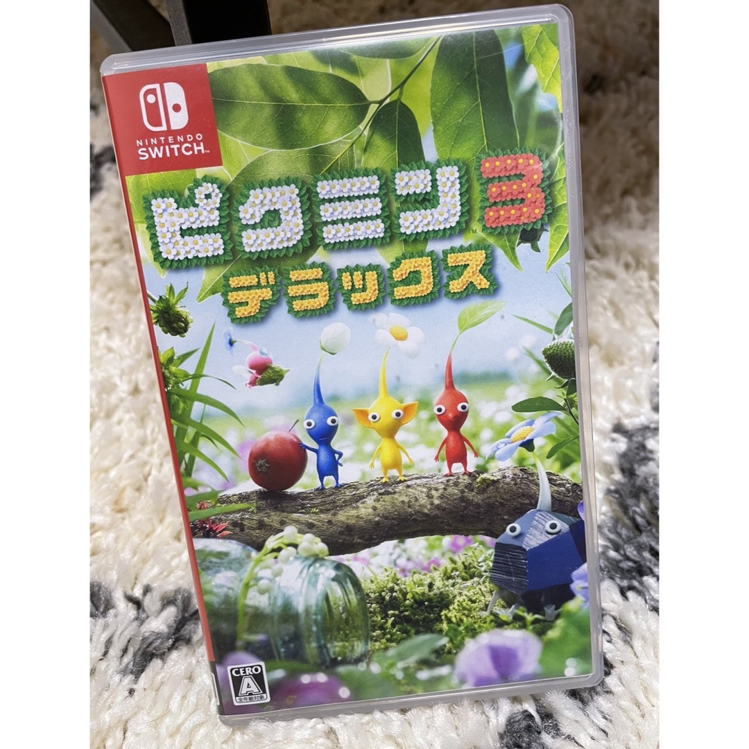 Nintendo Switch(ニンテンドースイッチ)の任天堂Swich ピクミン3 デラックス エンタメ/ホビーのゲームソフト/ゲーム機本体(家庭用ゲームソフト)の商品写真