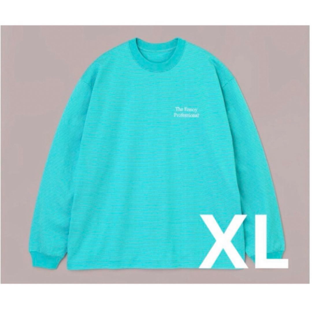 ENNOY Border Tシャツ MINT BLUE ボーダー エンノイ