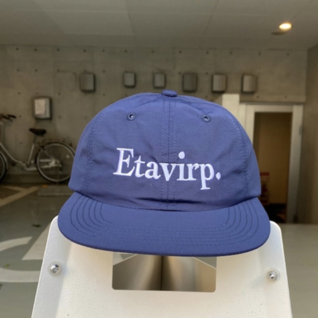 Etavirp Nylon Logo Cap Navy × Whiteキャップ