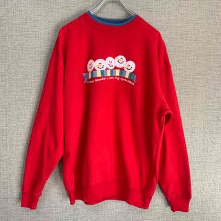 90s 00s ビンテージ　アメリカ古着　スウェット　雪だるま　古着　used(トレーナー/スウェット)