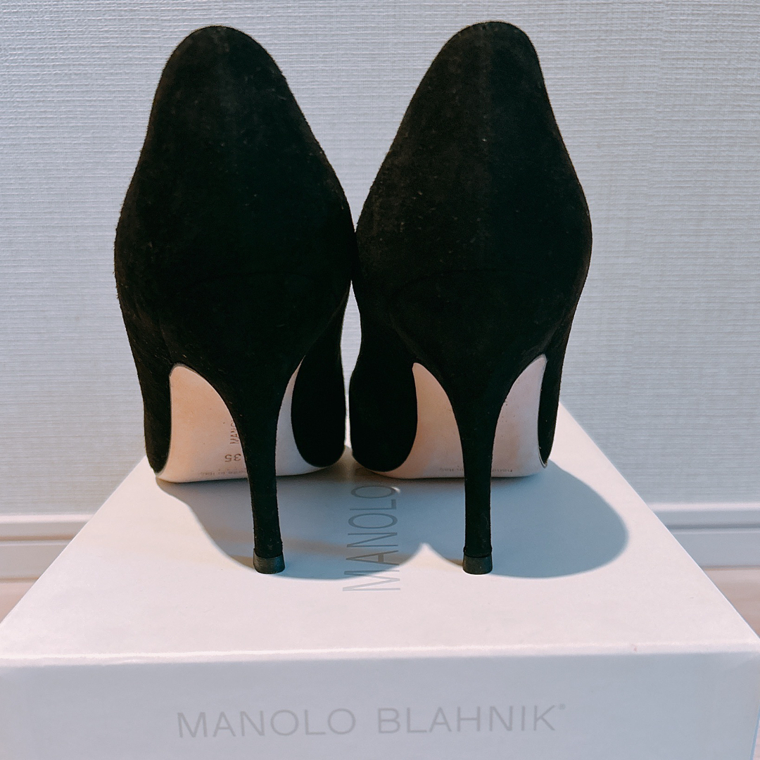 MANOLO BLAHNIK(マノロブラニク)のMANOLO BLAHNIKマノロブラニク パンプス35 レディースの靴/シューズ(ハイヒール/パンプス)の商品写真