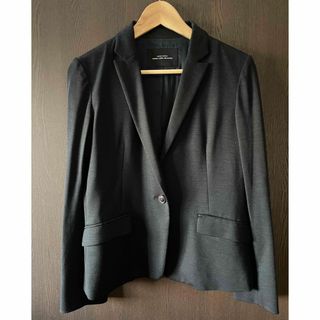 ユナイテッドアローズグリーンレーベルリラクシング(UNITED ARROWS green label relaxing)のセットアップ　グリーンレーベル　スーツ　ジャケット　スカート　L 40 ブラック(スーツ)