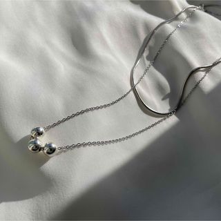 tubu double necklace _つぶ ダブル ネックレス(ネックレス)