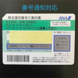 エーエヌエー(ゼンニッポンクウユ)(ANA(全日本空輸))のANA株主優待券　1枚(その他)