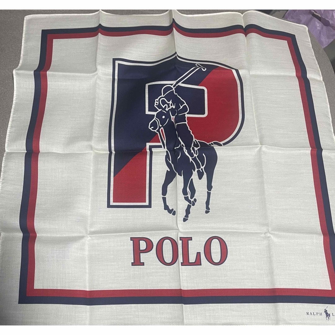 POLO RALPH LAUREN(ポロラルフローレン)の新品POLO ハンカチ2枚 メンズのファッション小物(ハンカチ/ポケットチーフ)の商品写真