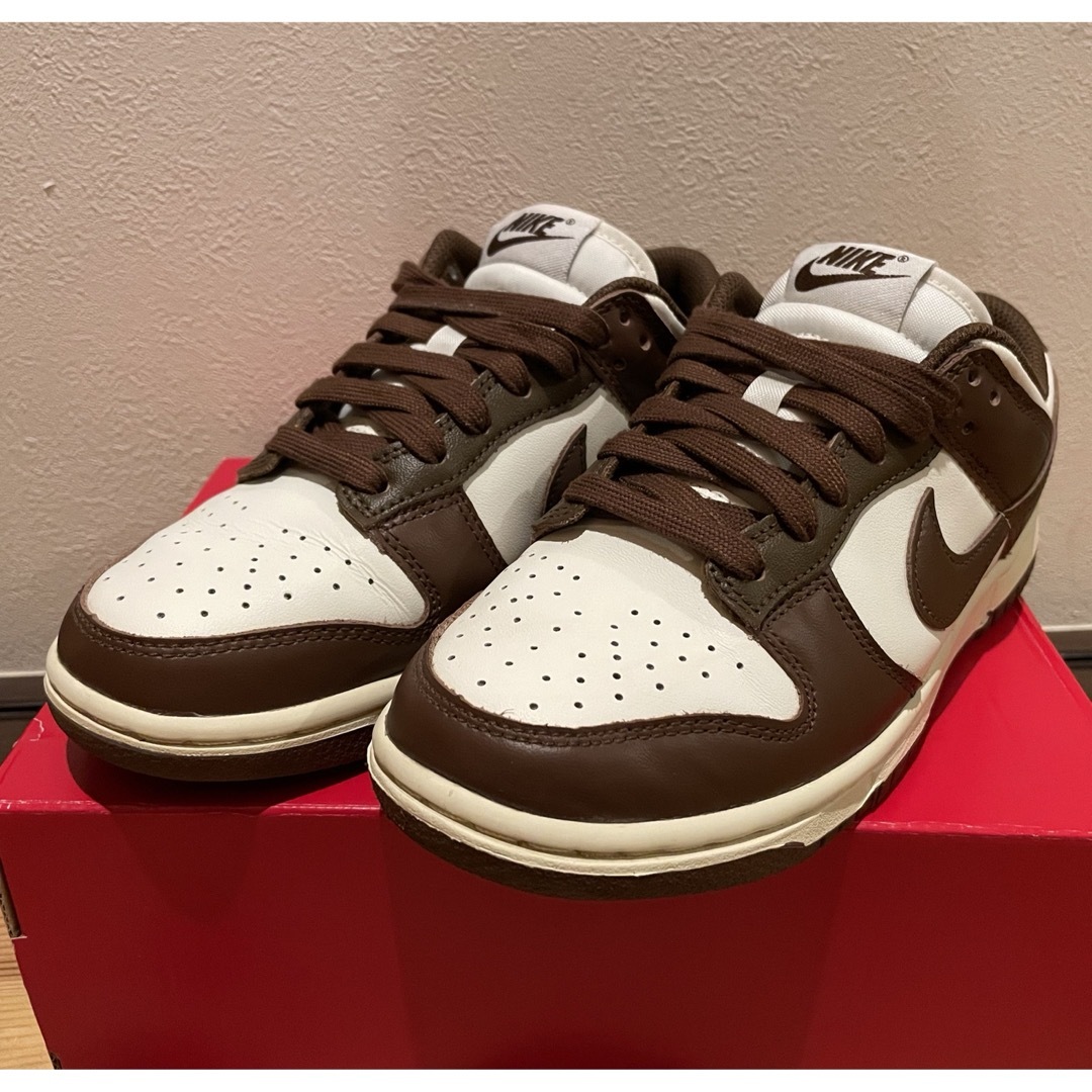 【新品/23.5cm】NIKE WMNS DUNK LOW ブラウン カカオ 茶