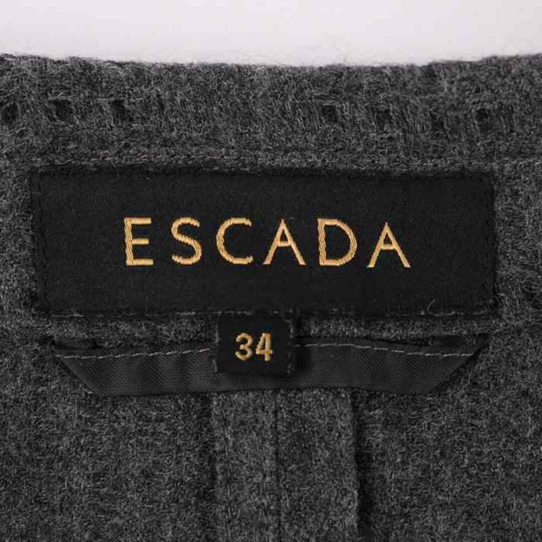 エスカーダ ESCADA ☆ コットン レース ジャケット 34 ブラック