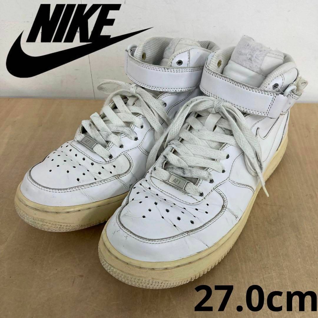 NIKE AIR FORCE 1 MID ’07 27.0cm | フリマアプリ ラクマ