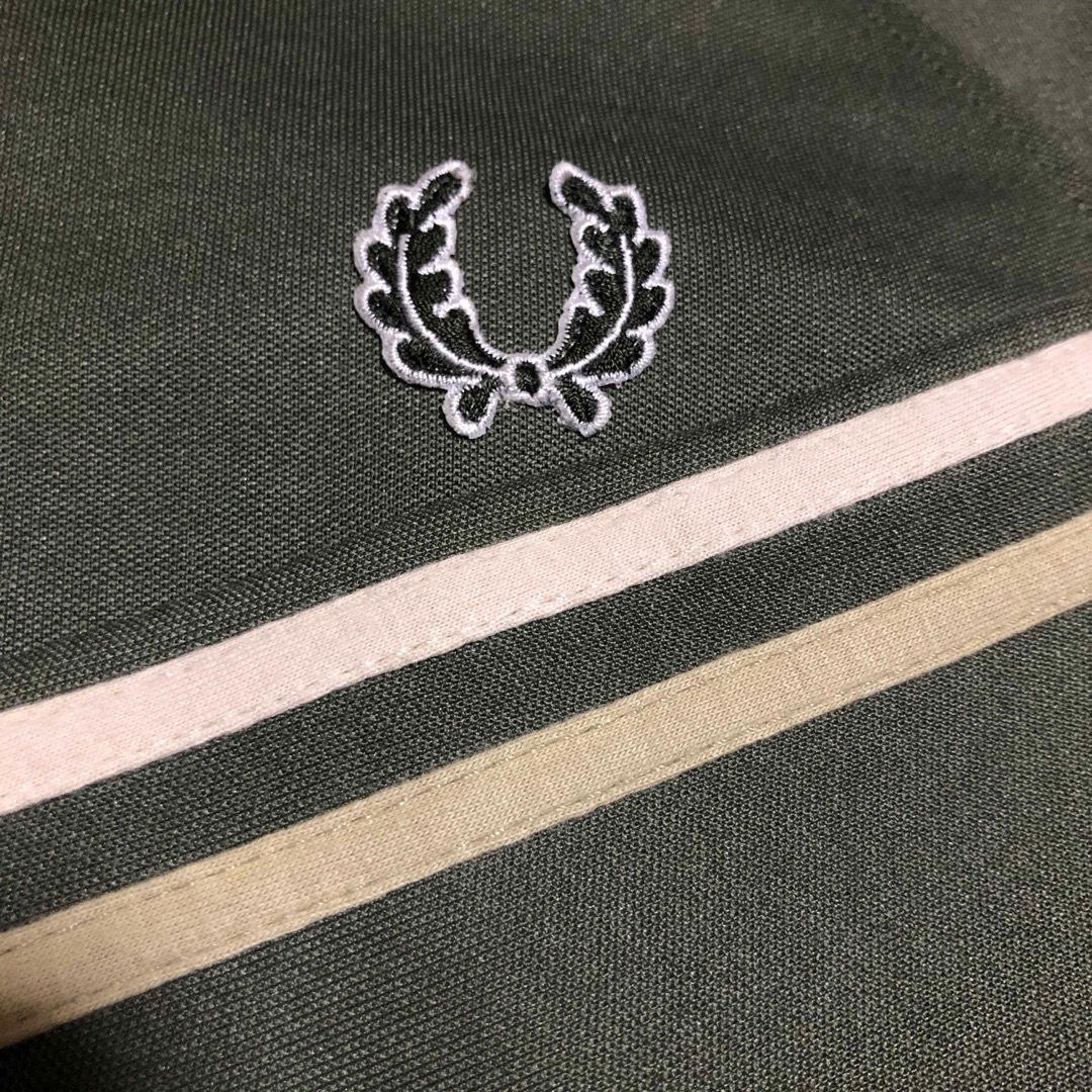 FRED PERRY - 90s⭐️Fred Perry トラックジャケット 希少カーキ