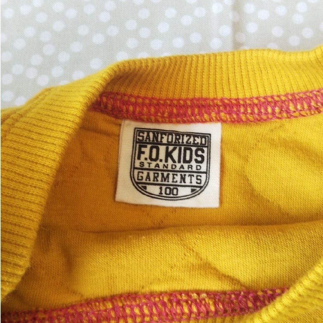 F.O.KIDS(エフオーキッズ)のF.O.KIDS   トレーナー  100cm キッズ/ベビー/マタニティのキッズ服男の子用(90cm~)(Tシャツ/カットソー)の商品写真