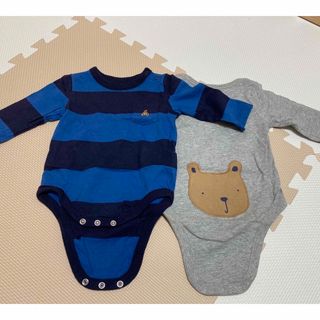 ベビーギャップ(babyGAP)のさやか様専用　gap 長袖ロンパース　4枚セット(ロンパース)