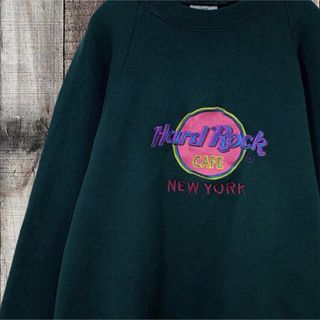 Hard Rock Cafe 90s ハードロックカフェ 刺繍ロゴ トレーナー