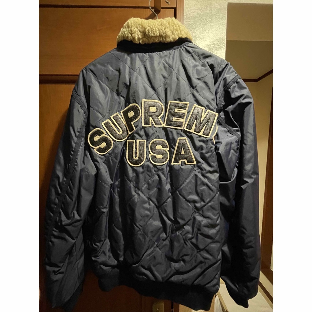 Supreme Quilted Nylon Tanker Jacket S