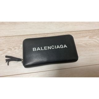 Balenciaga - BALENCIAGAバレンシアガ ロゴ ラウンドジップ長財布の