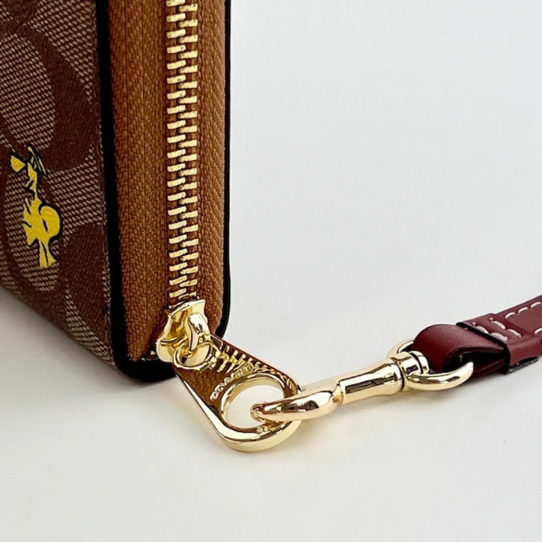 新品 COACH Peanuts 長財布 スヌーピー ウッドストック レディース
