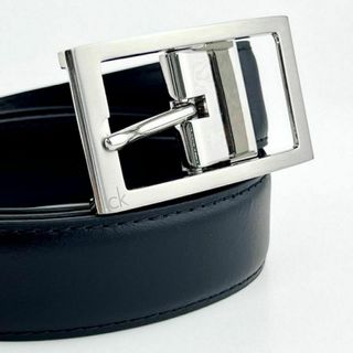 新品 未使用 Calvin Klein メンズ ベルト　ブラウン バックル式 M