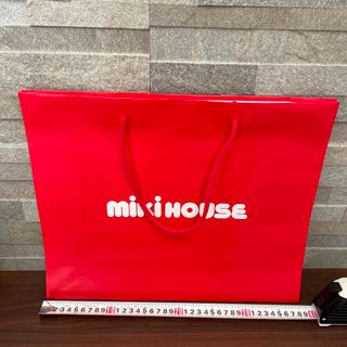 ミキハウス(mikihouse)のミキハウス　紙袋　ショッパー　ギフト　ラッピング　ポイント　ショップ袋(印刷物)
