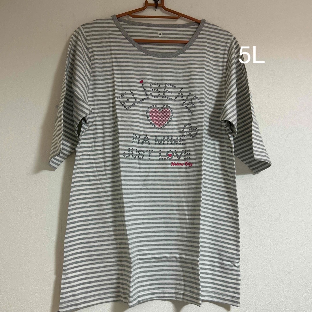 cecile(セシール)の大きいサイズ  チュニック丈  Tシャツ レディースのトップス(チュニック)の商品写真