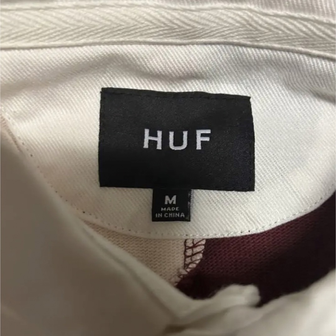 HUF(ハフ)のHUFMickColourBlockL/SRugbyShirt-Merlot メンズのトップス(Tシャツ/カットソー(七分/長袖))の商品写真