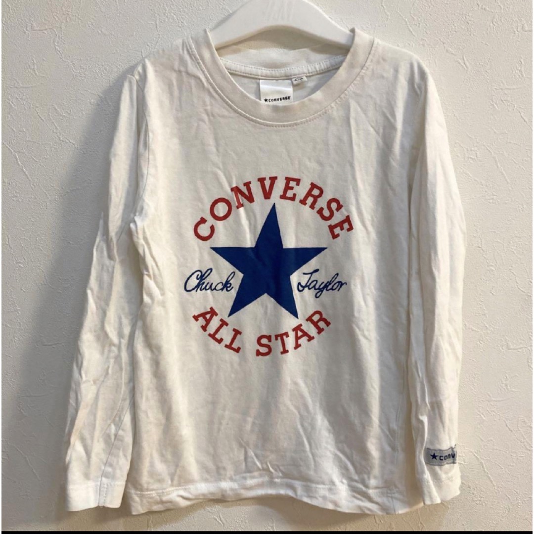 CONVERSE(コンバース)のコンバース　ロンT120cm   ベスト130cm   2点セット キッズ/ベビー/マタニティのキッズ服男の子用(90cm~)(Tシャツ/カットソー)の商品写真