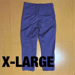 エクストララージ(XLARGE)のX-LARGE ワークパンツ　パープル　希少(ワークパンツ/カーゴパンツ)