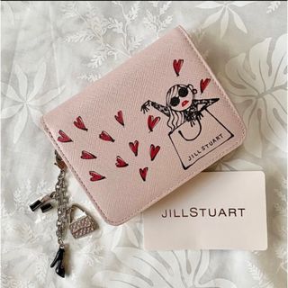 【新品 希少】JILLSTUART 二つ折り財布 ダイチミウラ　ピンク　小銭入れ