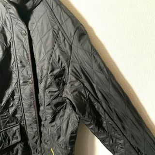 超美品❗️バブアー キルティングジャケット 裏地フリース 黒 ブラック