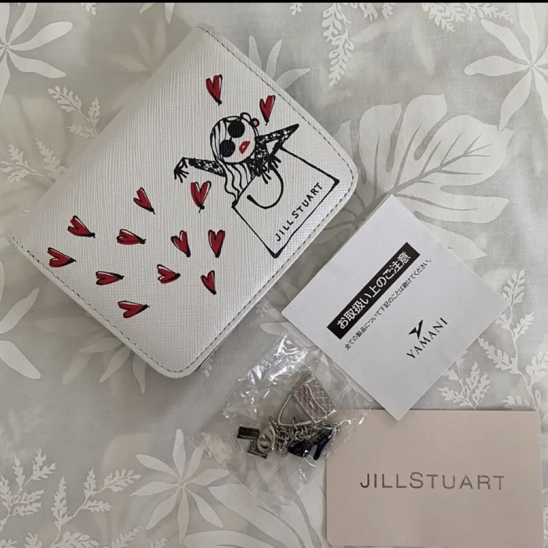 JILLSTUART(ジルスチュアート)の【新品 希少】JILLSTUART 二つ折り財布 ダイチミウラ  白　小銭入れ レディースのファッション小物(財布)の商品写真