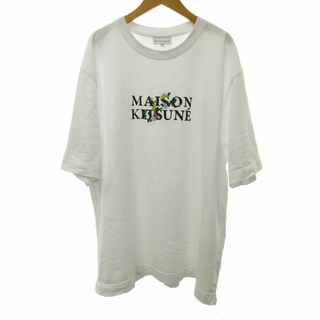 メゾンキツネ(MAISON KITSUNE')のメゾンキツネ 美品 フラワーズ Tシャツ  LM00115KJ0119 L(Tシャツ/カットソー(半袖/袖なし))
