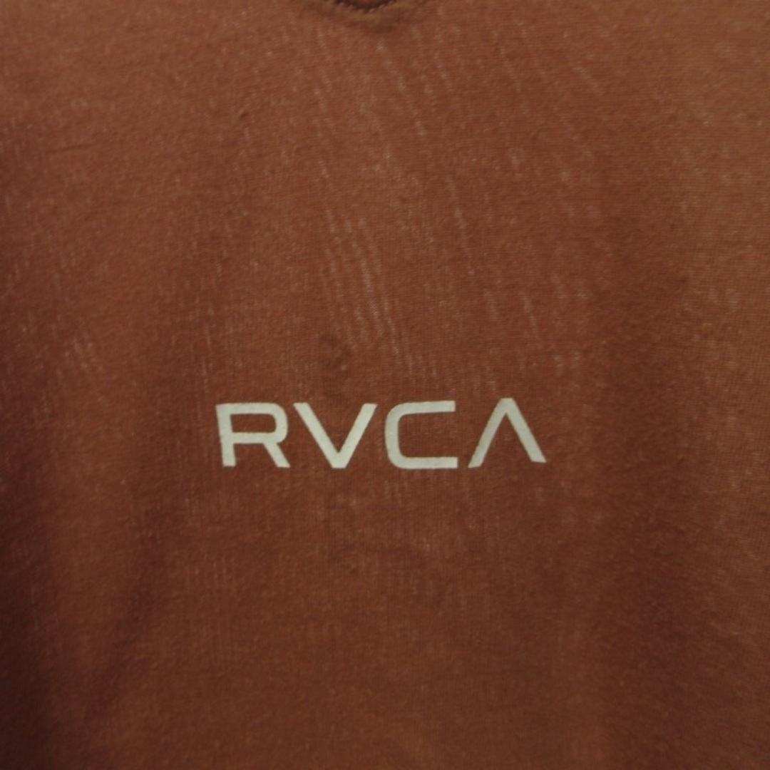 RVCA(ルーカ)のルーカ RVCA Tシャツ カットソー 半袖 Vネック ストレッチ ピンク M レディースのトップス(Tシャツ(半袖/袖なし))の商品写真