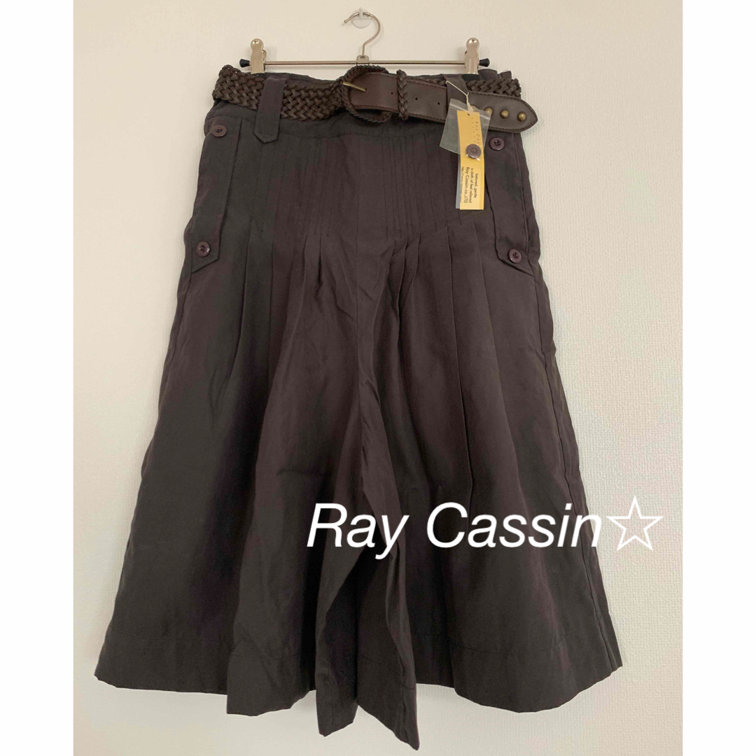 【新品】Ray Cassin☆ ベルト付きガウチョパンツ | フリマアプリ ラクマ