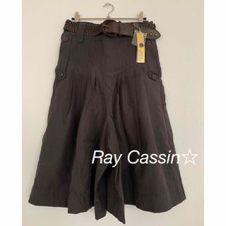 レイカズン(RayCassin)の【新品】Ray Cassin☆ ベルト付きガウチョパンツ(カジュアルパンツ)