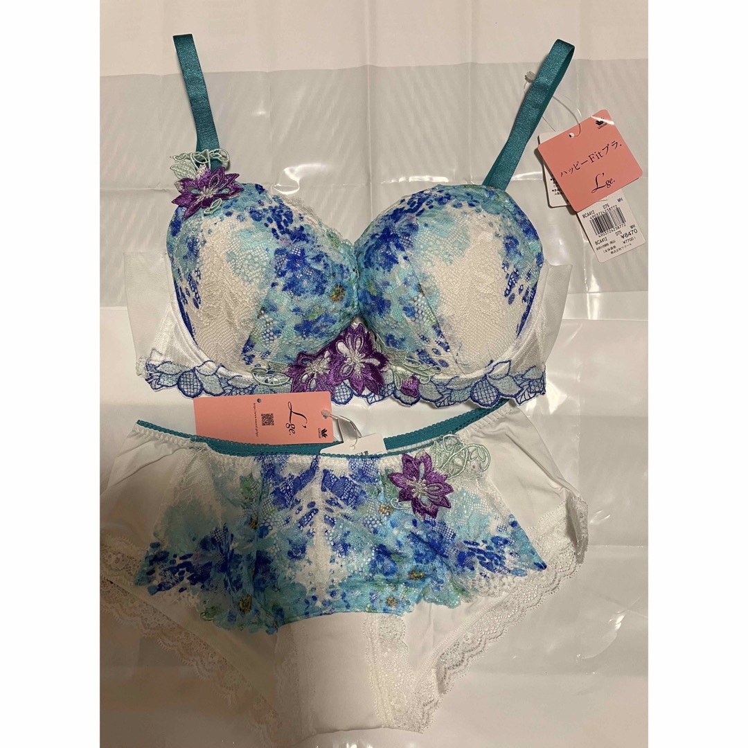 ワコール ルジェ ハッピーFit ブラジャー・ショーツ2枚 セット 未使用 ワコール ルジェ ハッピーFit ブラジャー・ショーツ2枚 セット 未使用