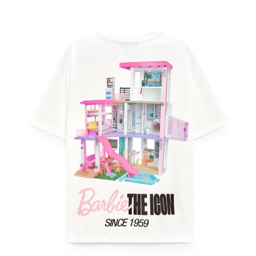 ZARA×Barbie 限定コラボTシャツ　S | フリマアプリ ラクマ