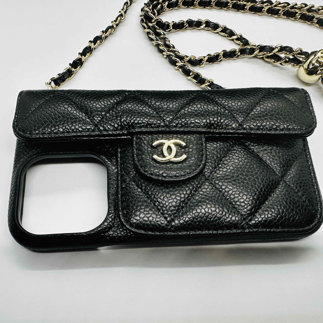 CHANEL スマホショルダー 14pro 新品 | フリマアプリ ラクマ