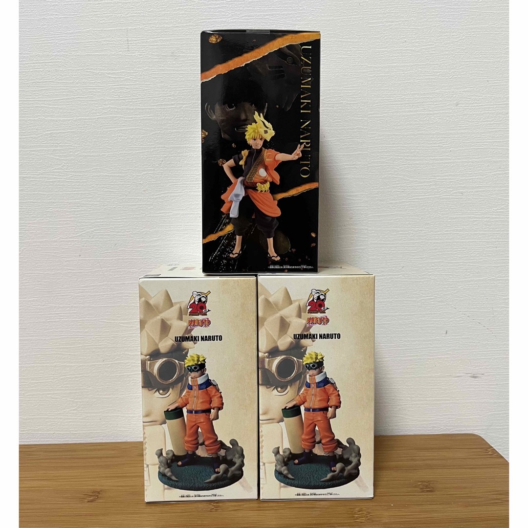 BANDAI - NARUTO うずまきナルト フィギュア 3体セット まとめ売りの