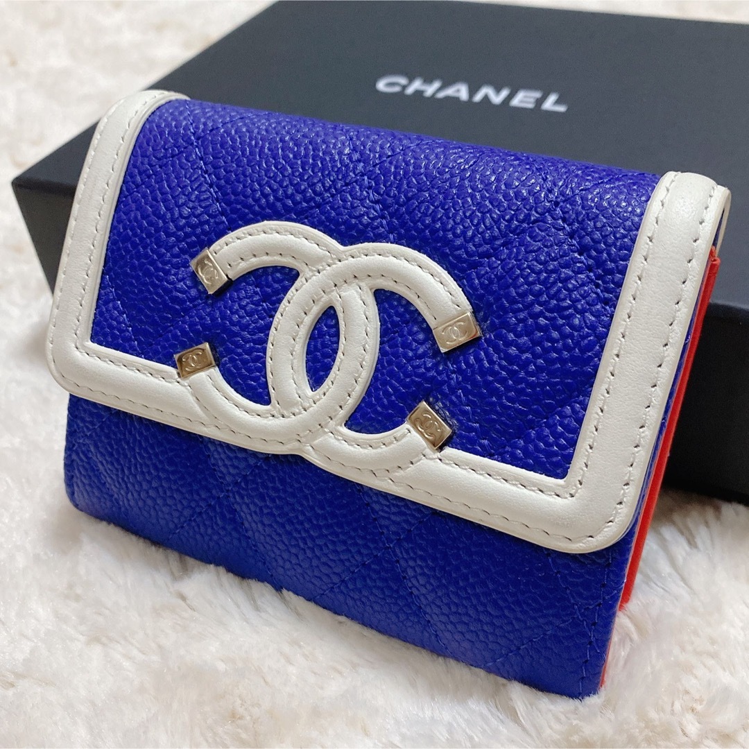 CHANEL フィリグリー カードケース コインケース コンパクトウォレット